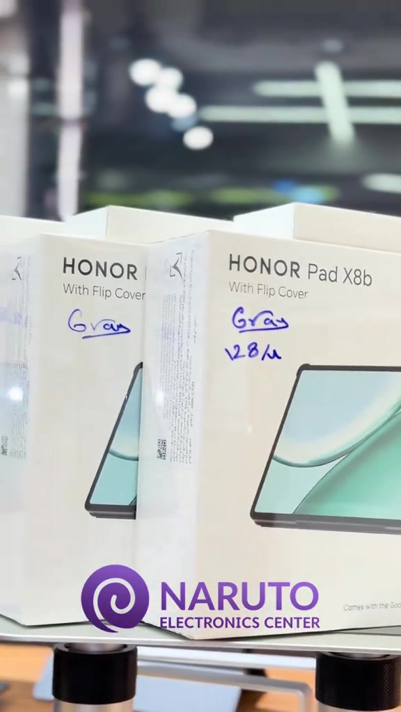 متعتك وإنتاجيتك في مستوى آخر تماماً مع تابلت Honor Pad X8b الجديد🔥 شاشة سينمائية حية بحجم 11-inch تقدم عرض مذهل وسلس يريح عينيك طوال اليوم👏 أداء قوي وسريع من خلال معالج Snapdragon 680 4G ومثالي للدراسة، العمل، والألعاب دون أي مشاكل🦾 بطارية تدوم وتدوم بسعة 10100mAh تعطي طاقة تكفيك لإنجاز مهامك والترفيه دون انقطاع🔋 تصميم فخم وخفيف حتى يكون الجهاز رفيقك المثالي في الحقيبة وأينما ذهبت💯 📍عنواننا هو : البصرة - الجزائر - العباسية - مقابل شركة أسياسيل 
 
 مستعدون للاجابة على كل استفساراتكم وتلبية كافة احتياجاتكم من خلال الاتصال على الارقام التالية🙏🏻:
 
 ***********
 *********** #تابلت_العراق #ايباد_العراق #اجهزة_لوحية #تابلت_للدراسة #اكسبلور 
