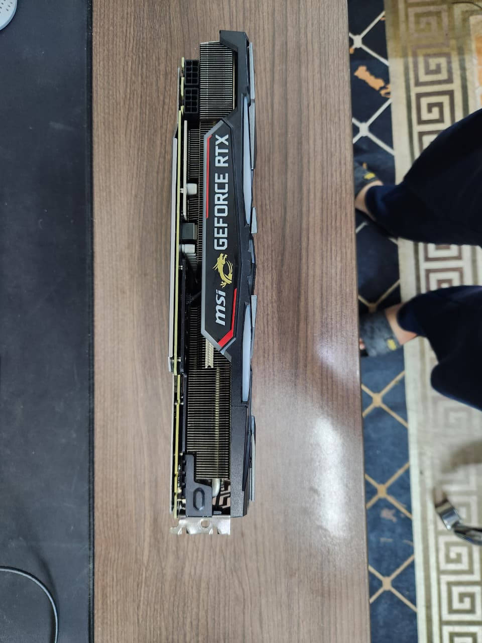 للبيع كرت شاشة 

RTX 2080 SUPER MSI GAMING TRIO X OC 8GB 

مستخدم نظيف 

سعر 300الف 

مكاني بغداد متوفر توصيل 

***********
