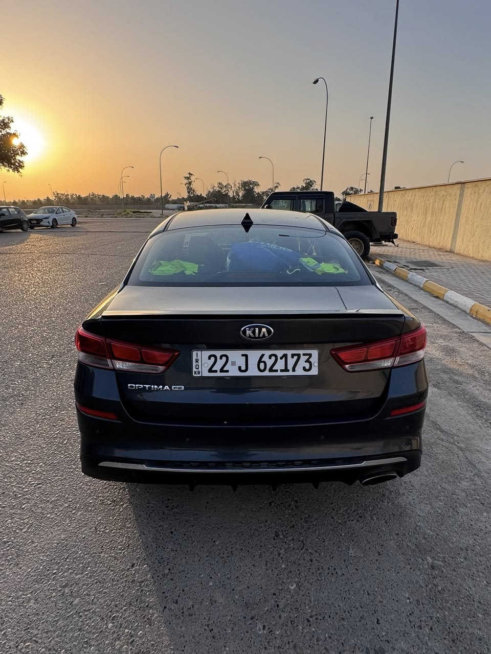 للبيع … للبيع 
كيا اوبتما 2019 رصاصي وارد امريكي
بدون قطرة صبغ / بدون تبديل / بدون دواخل / ايرباكات كلها سليمة 
دعامية امامية فقط و راجعه نفسها 
السونار مرفق مع الصور / الحادث مرفق مع الصور 
رادارات جانبية
كامرة خلفية 
حساسات و رادار خلفي 
زوج تاير امامي جديد 
ماشيه ٧٨٠٠٠mil
السيارة جداً نضيفة مثل ما موضح بالصور و جداً معتني بيها / رقم اربيل 
سنوية بأسمي / تحويل مباشر 
السعر 152 ورقة 
مكاني مقابيل بانزين خانة الغزالية
للتواصل ***********
