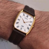 سيتيزن إكسيد • طلاء ذهبي كامل • جلد طبيعي