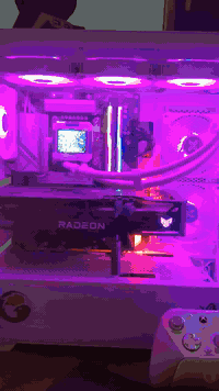 ‏i5 14th 14400f معالج ‏asrock p760 pro rs مذربورد  ‏rx 7800 xt  16 G_a...