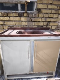 سنك مرمر • نضيف • مع ملحقه