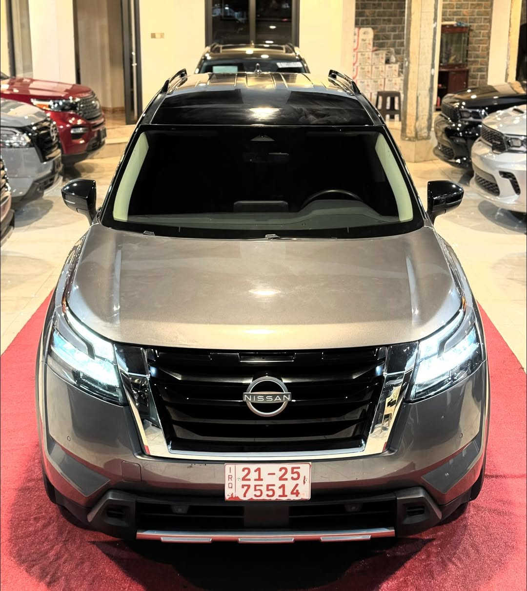 كاتي تترقم شمال فقط

النوع  NISSAN PATHFINDER   SL 

اللون: نفطي سقف اسود

الموديل :2024

نوع المحرك : 6 سلندر (3.5L)

السعر: 235$

عداد المسافه:21 الف مايل 

ايرباك سليم 100‎%‎✅

الضرر: كما موضح بالصورة.  
صور الحادث + رقم الشاصي مرفقه في المنشور

بدون رقم وبشرط الترقيم ( اربيل - دهوك - سليمانية )

المواصفات: 

ستيرن تدفئه
خمس كاميرات (360)
بصمه تشغيل
بصمة اربع ابواب
تشغيل عن بعد 
كشنات تدفئة 
ستيرن تدفئة 
كشنات كهرباء
رادار امامي
رادارات جانبيه
رادار خلفي
حساس خلفي
شاشه كبيرة
مانع انزلاق
كروز سرعه
هاند بريك بصمه
اوتو هولد
نظام ايكو نورمال سبورت
صندوق كهرباء
7 راكب

العنوان : كركوك حي الخضراء شارع المعارض 

معرض هشام الحمداني لتجارة السيارات

للأتصال والأستفسار☎️📱

***********

***********‬‏

‏‪‬‏
