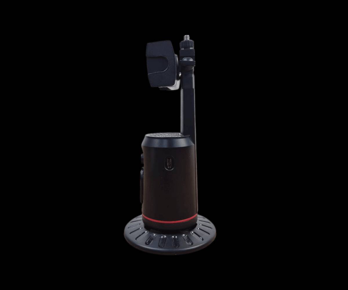 ستاند تصوير رائع مع جهاز تتبع أوتوماتيكي، يوفر لك القدرة على تصوير مقاطع فيديو بجودة ممتازة وتحكم سهل عبر تطبيق. يأتي مع تصميم أنيق وأنيق بلون أسود، مما يجعله مثالي لجميع أنواع التصوير سواء الداخلي أو الخارجي. مثالي لأصحاب المحتوى على وسائل التواصل الاجتماعي أو تصوير اللقاءات الشخصية عن بُعد.