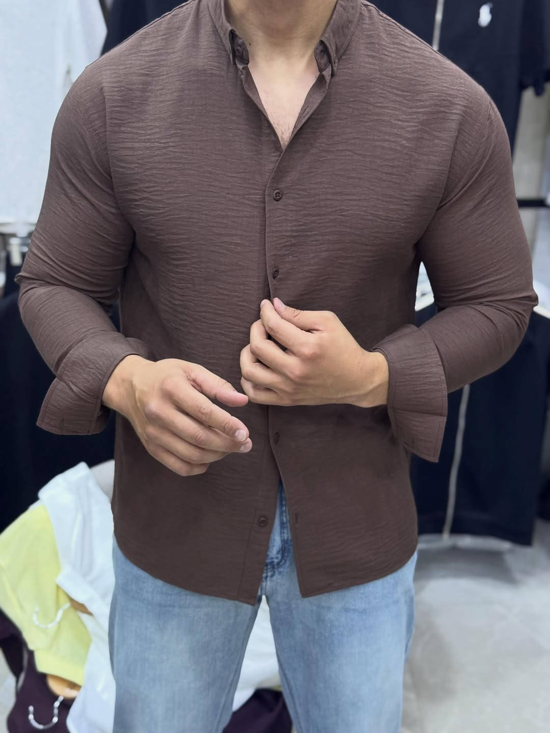 اقلب لليسار 9 لون 
خامه لنن كلينس (ابرد واجود القطن ) 
قالب وخامه تركي s m l xl xxl


**إذا كنت صاحب هذا الإعلان وتريد حذفه لأي سبب، رجاءا أرسل رسالة إلى الدعم الفني**