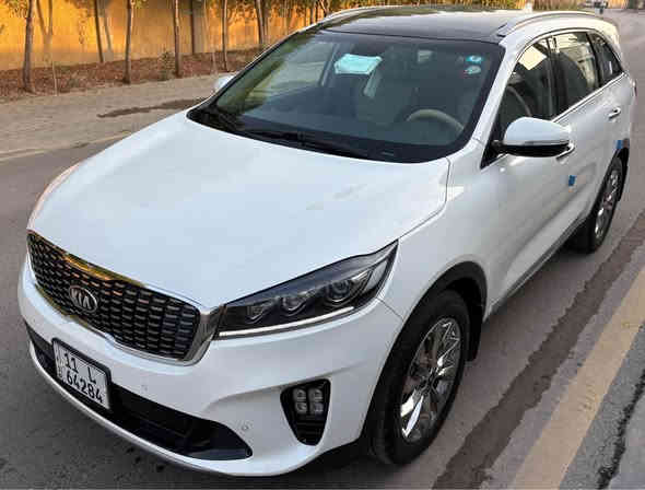 كيا سورنتو 2019 خليجي مكفوله من كلشي سياره جديده بعدها عل وضع شركه ماشيه 76 الف حقيقي سياره جديده معنا الكلمه فور ويل بصمه جلد بنراما فووول موصفات تبريد تدفئه بل كشنات فوول محرك ٦ سلندر كفاله عامه ..
عنوان بغداد الاعضميه ..٧ ابكار
السعر ..263.. قفلها 
*********** بغداد
