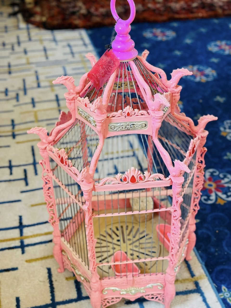 السلام عليكم قفص جديد استخدام قليل حجم كبير المكان سماوه رقمي  ‭0788 742 7015‬
