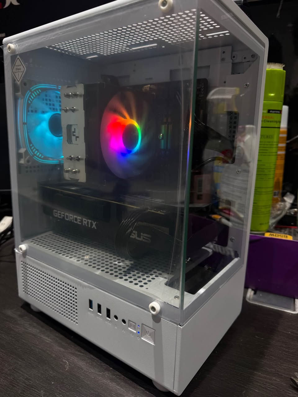 تجميعة البيع 
I5 12400f
B760M Gigabyte ddr4
Ram 16gb 3200 8x2 ddr4
Rtx 3060 12gb asus 2fan 
M.2 512g. Wd gen 4 5000
Cooler deepcool ag400 rgb 
Psu 650w Ruix bronze 
Case Ruix vzae m 
سعر قفل مليون بدون مراوس فقط بيع بغداد, العراق


**إذا كنت صاحب هذا الإعلان وتريد حذفه لأي سبب، رجاءا أرسل رسالة إلى الدعم الفني**