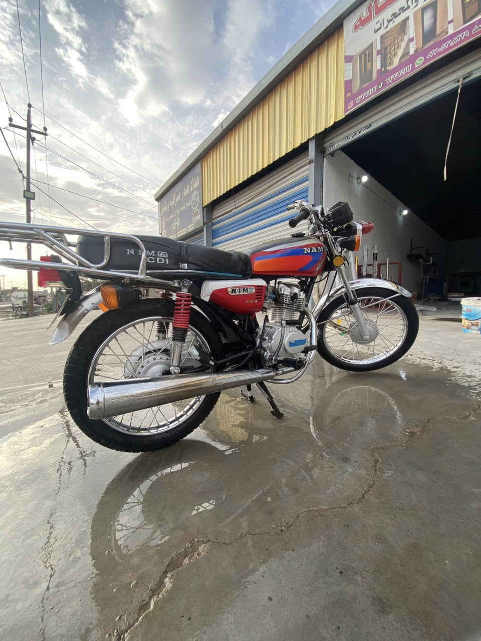 السلام عليكم دراجة نامة للبيع موديل 25 الدراجة مهمولة العنوان بعقوبة حي المعلمين *********** او خاص
