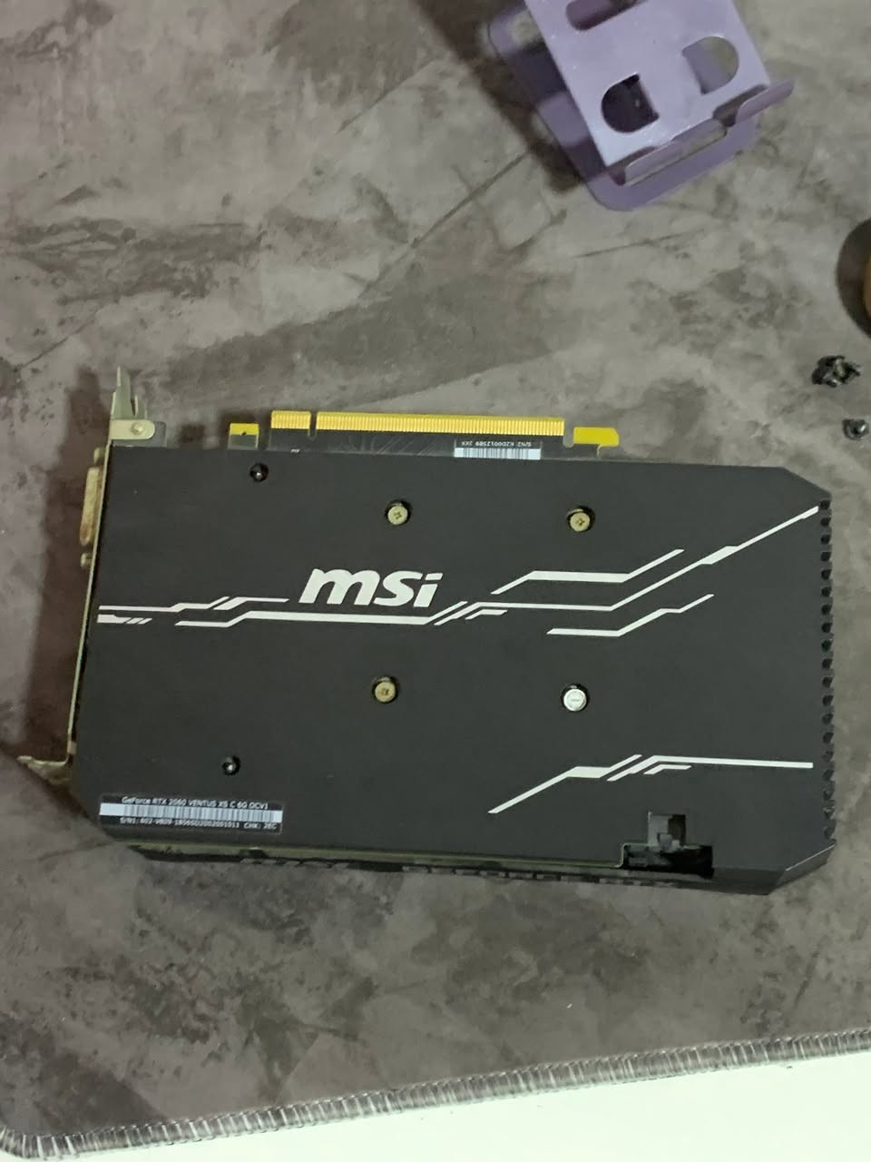 سلام عليكم
كارت شاشه 2060 6كيكا براند msi
 سعر 230 الف

مايك FDUCE مع استاند
سعر 60 الف 

مبرد AG620
30 الف نقص أربع براغي

راك m.2
سعر 10 الف


**إذا كنت صاحب هذا الإعلان وتريد حذفه لأي سبب، رجاءا أرسل رسالة إلى الدعم الفني**