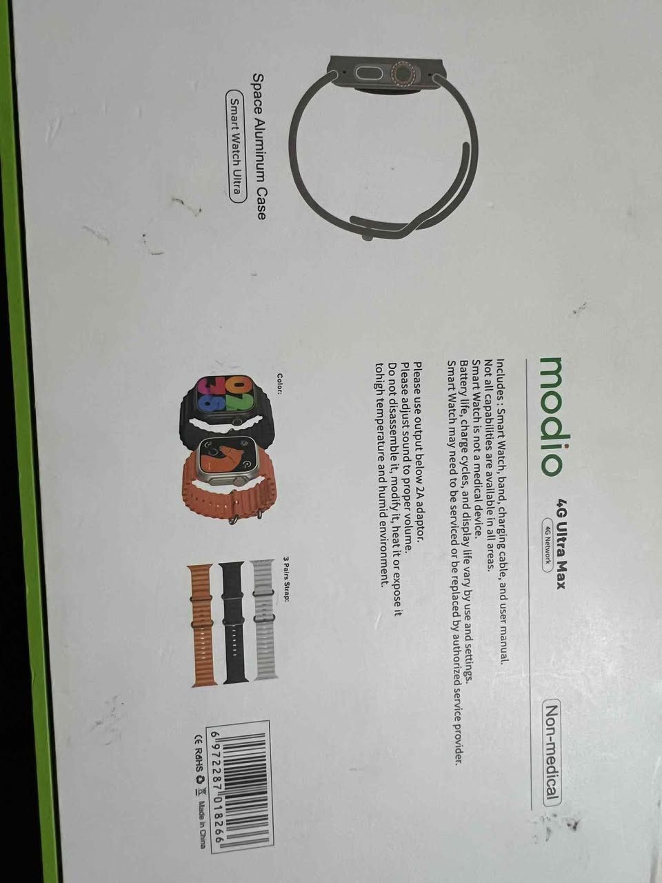 Modio 4G ultras Max


**إذا كنت صاحب هذا الإعلان وتريد حذفه لأي سبب، رجاءا أرسل رسالة إلى الدعم الفني**