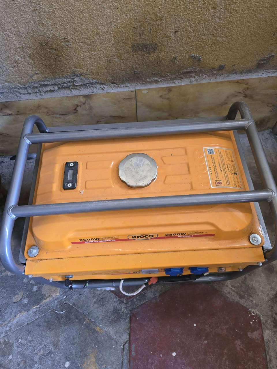 سلام عليكم مولد انجكو 12امبير بعد جديد استخدام ساعات سعره 225 وبي مجال مكاني خمسه ميل ***********
