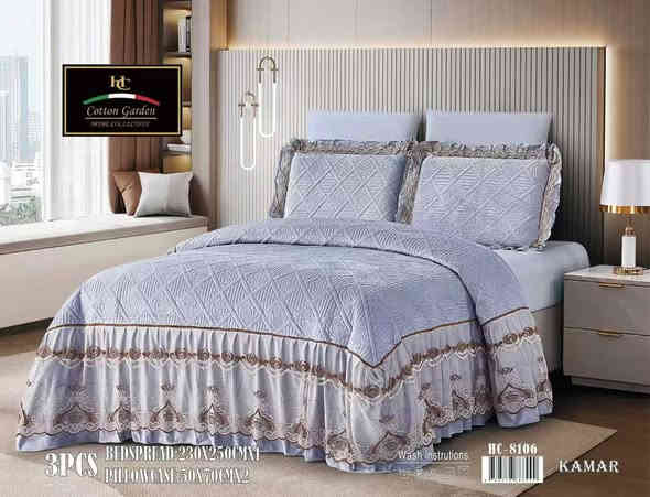 ‏اللهم صل على محمد وآل محمد

‏جديدنا مفروشات الأمير  فرشة نفرين شتائي قديفة مقرنص نزال  ثلاث جهات قماش + تول  مع اثنين وجه مخدة ￼

المحتويات 3 قطع 
فرشة مقرنص قياس 230* 250 سم 
وجة مخدة عدد 2 قياس 50*70 سم 

السعر (22 ألف ) 

العنوان 
‏كربلاء/ شارع الحر/ مقابل أسواق المائدة/ مجاور مركز ميثم التمار للموبايل 

‏يوجد توصيل داخل كربلاء وإلى جميع المحافظات العراقية 
*********** ￼
