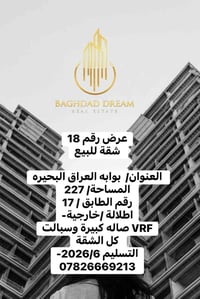 نستقبل جميع عروضكم العقاريه في المجمعات الاستثمارية للبيع او الايجار 0...