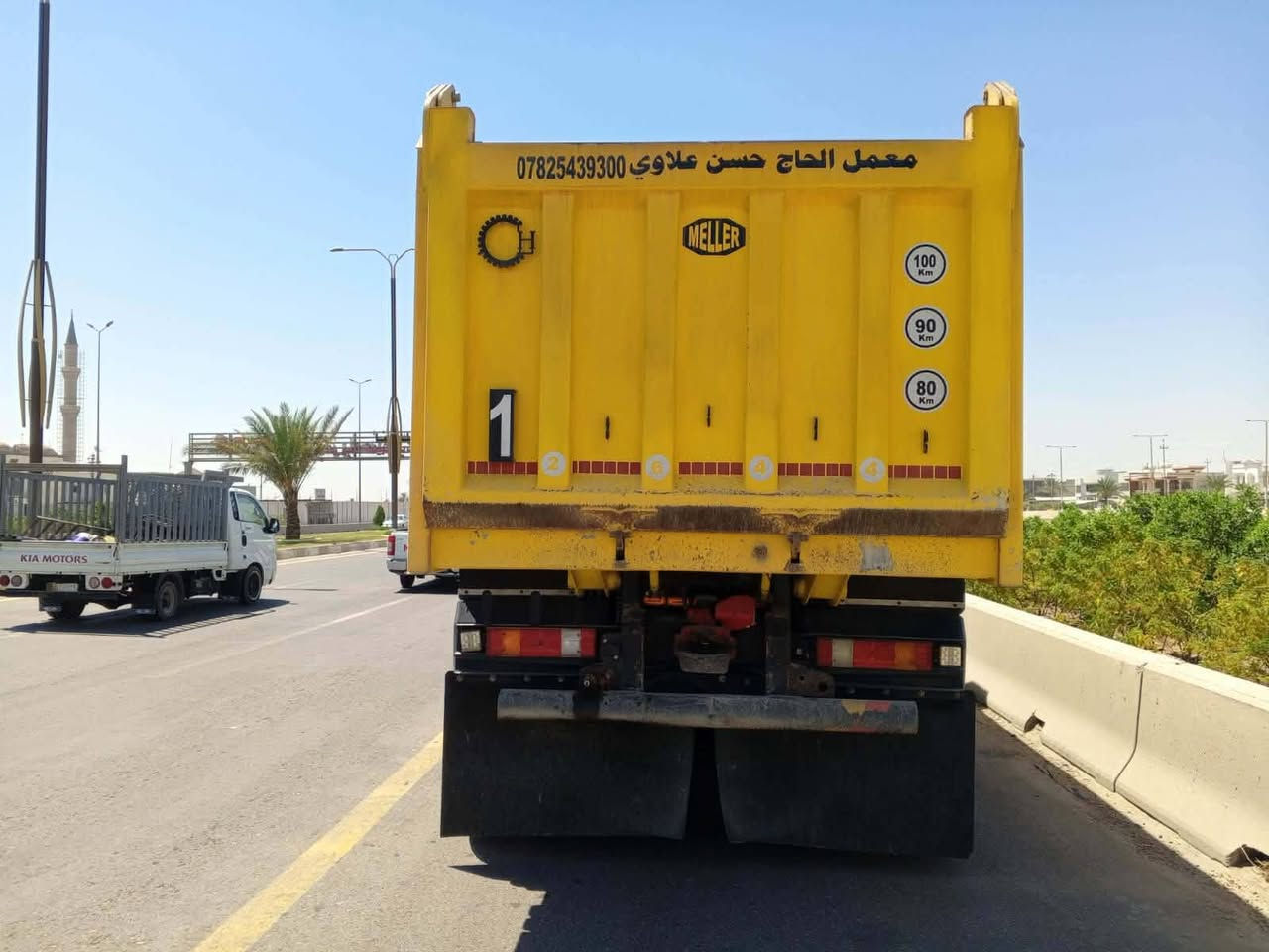 معرض الوان لتجارة السيارات والمعدات الثقيلة يرحب بكم
باادارة الأخوين الحاج مزاحم الحلبوسي وصلاح الحلبوسي
العنوان الانبار الفلوجة الخط السريع

*********** عبود الدليمي
*********** عبود الدليمي
كرواتي سكس قلاب 
اصل سنكل مطولة 
موديل 1996
مكينه 44
كير240
مجموعه جي اف 
مقطورة جديد 
شغل الفلوجة 
السعره كلها 7/30شدات وبيها مجال
سعر الراس 475وبيهامجال
مقطورة 230
