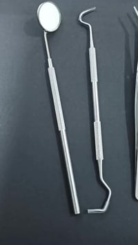 طقم فحص سريري • ستانلس ستيل • قابل للتعقيم