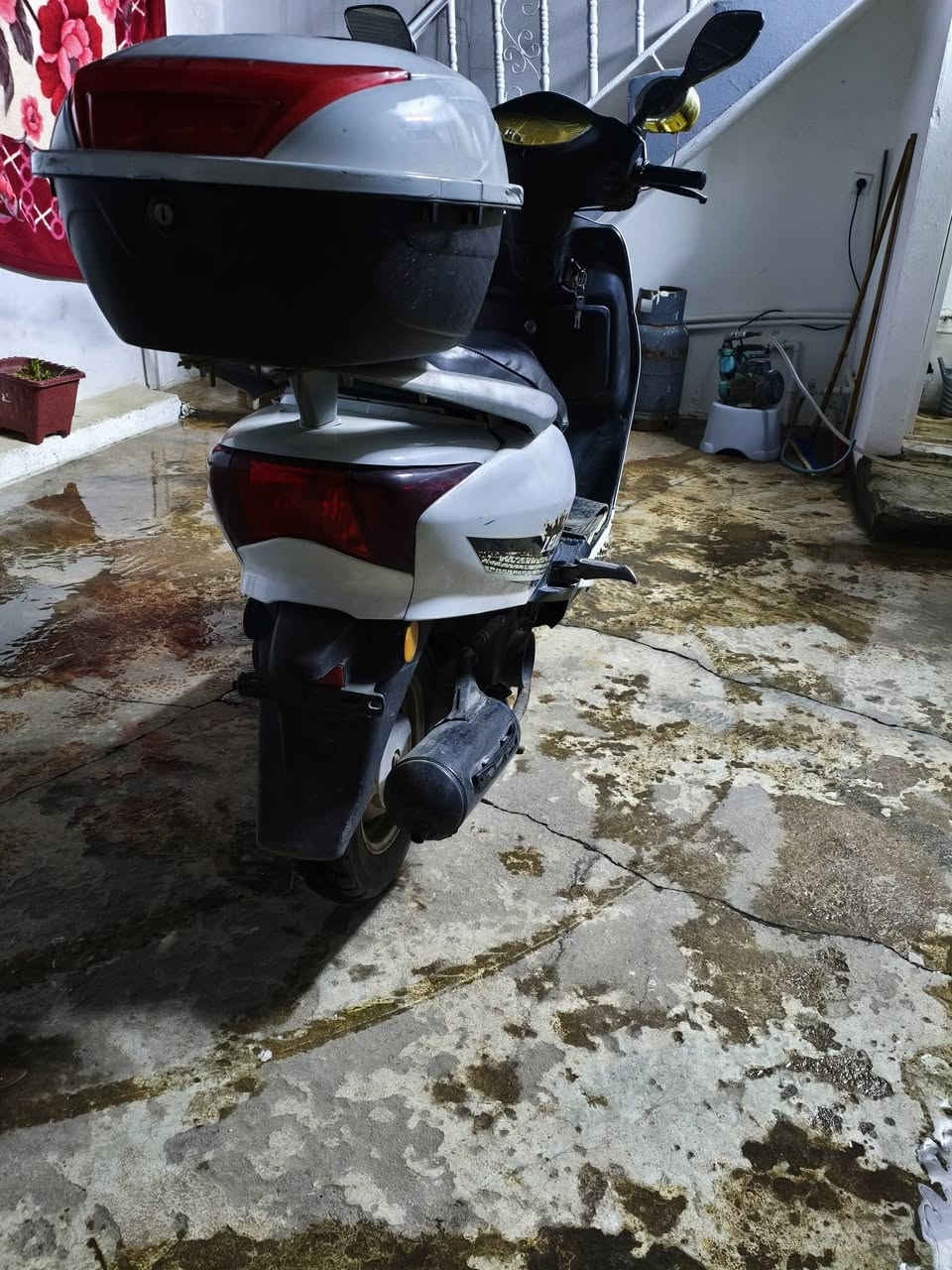 السلام عليكم دراجه للبيع سعر 400 عنوان كركوك حي عسكري رقم***********
