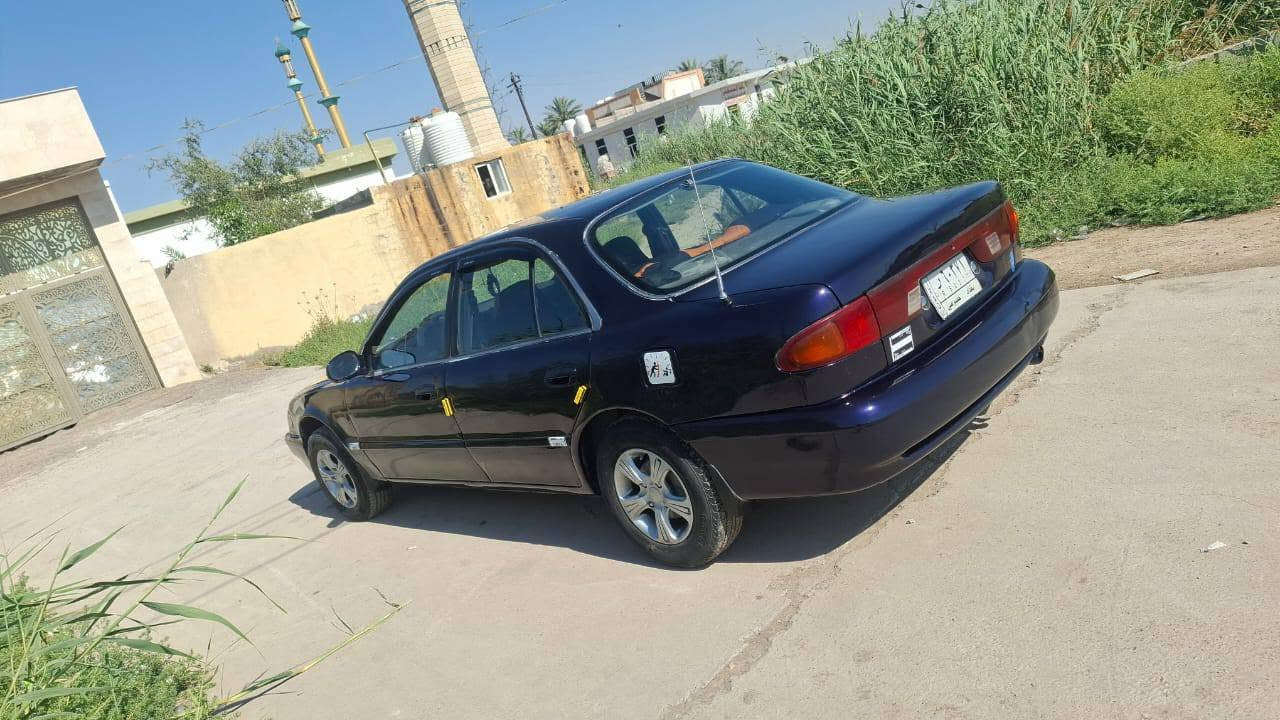 سوناتا تو موديل ١٩٩٤ سياره لا طخه ولا ضربه ولا معجون مرشوشه جماليه صدر امامي خلفي جديد محرك وكير جديد حاويه سياره جاهزه من كولشي رقم بغداد مشروع وطني  العنوان ديالي بعقوبه السعر ٤١ وبيهه مجال الرقم ***********
