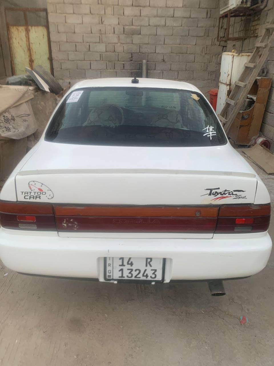 السلام عليكم. كورلا مديل 1991 مكفولة من الگص والنقل
گير جديد . المكينة تنقص الكهربائيات شغالة رقمها بصرة 
السنوية بإسمي وتنتهي بعد شهر 
السعر 45 وبيها مجال للشرّاي
للاتصال ( *********** ) البصرة, العراق
