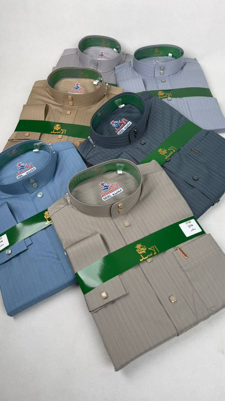 دشاديش رجالي السعر (15) قماش درجة اولى بهاري + صيفي .متوفر  رسمي+ كلاسك / الكرابلة قرب ملعب الريان
***********
