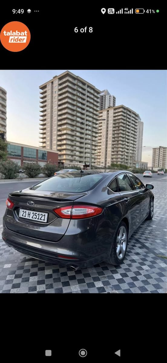 فیوژن 2016 مەکینە دوو نیو 
سەیارەکە بە کلین داخڵ بووە لێرە دوو پارچەی بووە بە بۆیاخ بێ ناوگرتن درگا و چەمەلخێک 
سەیارەکە هەیکەلی زۆر جوانە پێش و پشتی کەپسە
 مواسەفاتی SE ناو ڕەساسی
113 هەزاری حەقیقی ڕۆشتووە گێڕ و مەکینەی 
 نەکراوەتەوە بەشەرت سەنەوی و ڕەقەمی تا 2029 تازەیە 
سعری فرۆشتنی122 گەڵاو مەجالێکی برایانەی تیایە 
موشتەری نیت سەرمان مەیەشێنە لەگەڵ ڕێزدا ***********
ژمارەی ڕەقەم شاسی
3FA6P0G70GR172022 السليمانية, العراق
