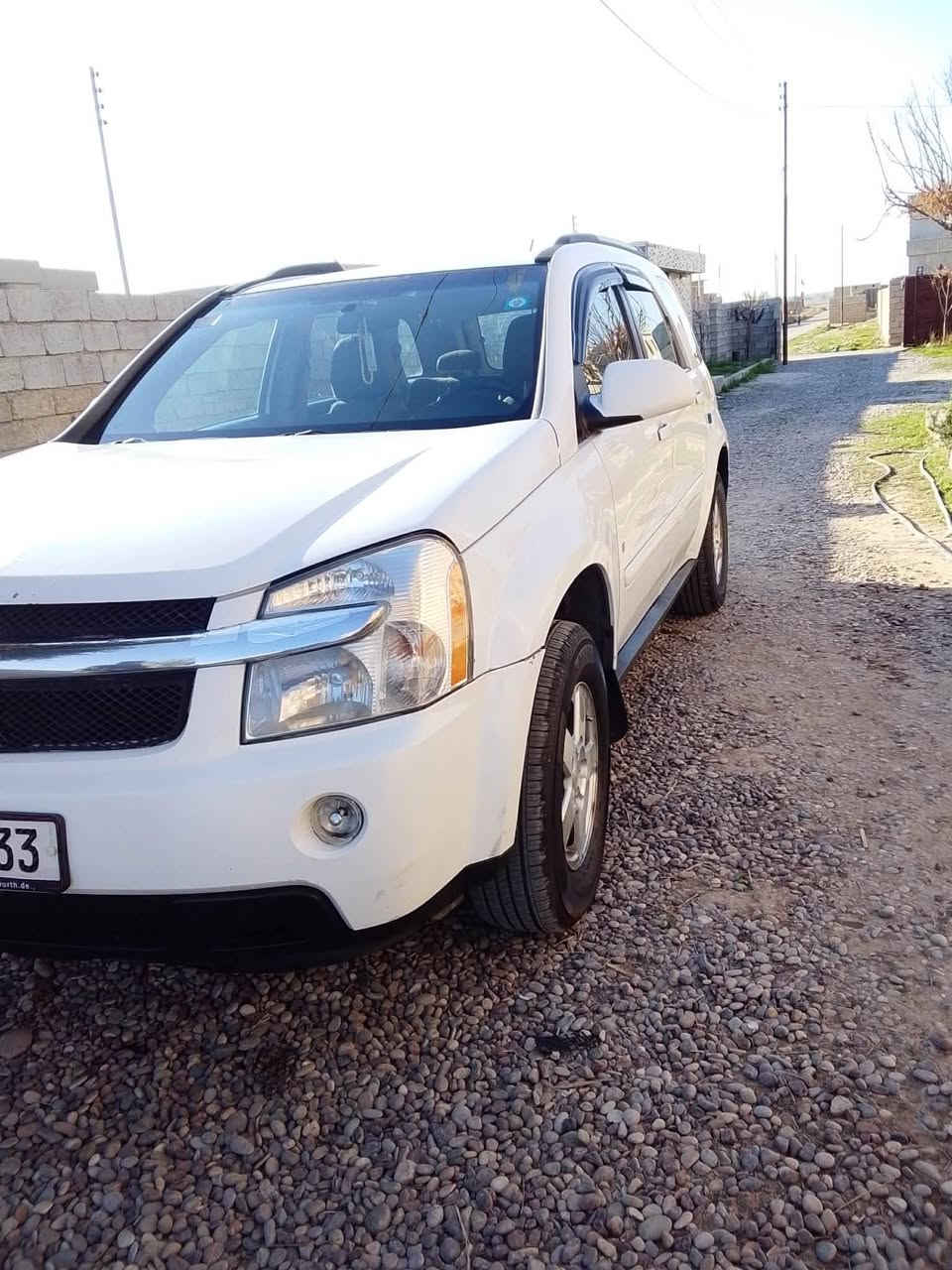 شوفرليت اكيونكس
موديل 2007
رقم نينوى دولي سنويه ،لغايه 2030 
السياره باسمي شرط التحويل و كابون بانزين 
كير ومحرك مال حاويه شرط محرك 6 /3400 
طخم تاير 
ضرر باب الخلفي جه السايق صبغ 
السعر 90 وبيها مجال 
رقم الهاتف ***********
