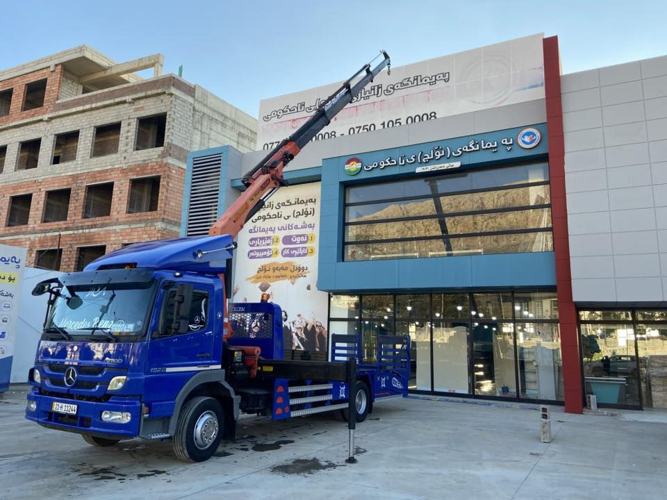 للبيع اتيكو  كرين فلات موديل 2012  
حجم 1526  فول مواصفات ٨برغي ٦سلاندر  سیارە سنويه جديد  2031 کفالە  عامە  
PALFINGER موديل كرین2007 
کونترول 
حجم کرین165002
6طن 6سلایت
بودی جدید 
زم.*********** واستپ
عنوان سلیمانییە.
          ***********
