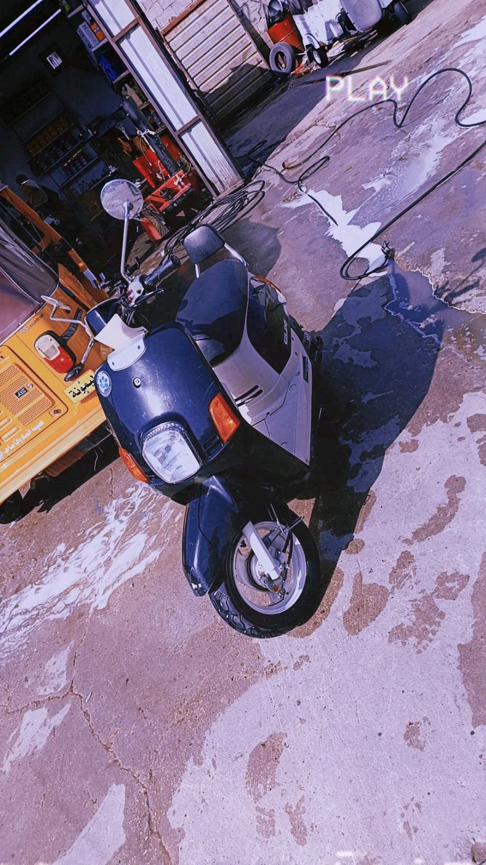 دراجه بوليس كابريتر رميه كفاله عالمه فقط زلوغ خفيفه و دكمه هوورن بغداد زعفرانيه 