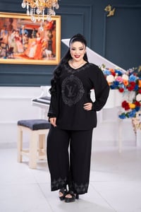 كشمير • اسود • مقاسات 2XL-5XL