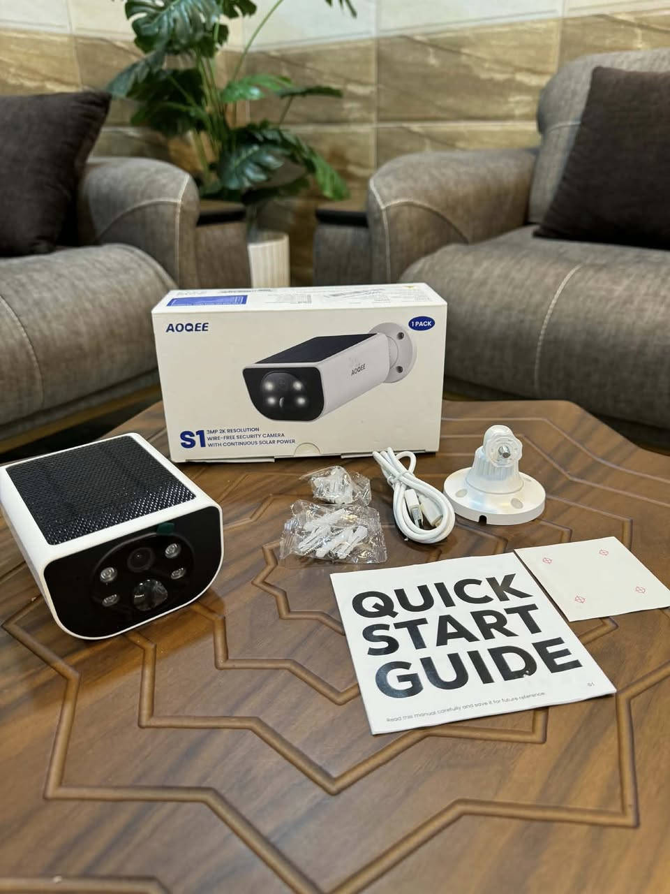 السلام عليكم
كاميرا مراقبة 3ميكا و2K  تعمل على الطاقة الشمسية ضد الماء مع تصوير ليلي ومتحسس حركة شحن تايب سي جديد ما مستخدم كامل ملحقات


**إذا كنت صاحب هذا الإعلان وتريد حذفه لأي سبب، رجاءا أرسل رسالة إلى الدعم الفني**