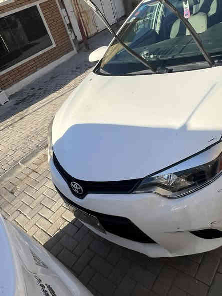 السلام عليكم كورلا للبيع 2014 راد أمريكي حادث من امريكيه اموضح بل صور او اهنا بلعراق جاملغ المامي بارد او مصبوغ عله كده  لا واخل ولا شواصي السياره نضيفه بمعنه الكلمه دوشمه بسمي ***********  السعر 123 بيه مجال  المكان بغداد
