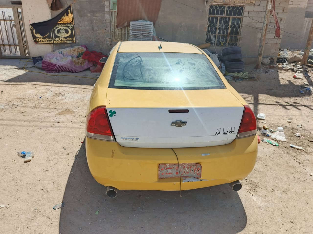 للبيع انبالا موديل 12 رقم بغداد مالك موجود رقم صدامي سياره بيها عطل بالمحرك ابراص والباقي شرط جاهز مكان نجف ت ***********
السعر 25  ورقه
