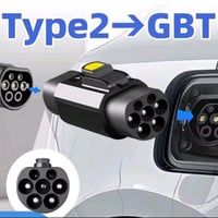 توفرت ادبترات تحويل من أوربي Type 2 إلى GBT منفذ الشائع بسيارات بي واي...
