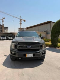 فورد F150  موديل ٢٠١٨ لون سمنتي فور ويل موصفات كشن كهرباء شاشه جبيرا  ...