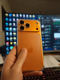 ايفون 16 برو ماكس ذاكرة 256 الجهاز تخطي والظهر مفطور وشادلة تغليف 17 ا...