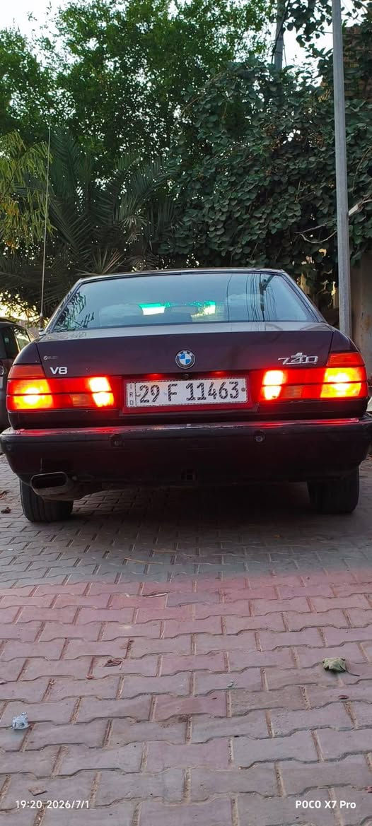 بي ام 730 للبيع رقم واسط باسمي سنويه ل30 سياره جاهزه تبريد ثلج تخم تاير محرك شرط كير جديد سعرها 45 بيها مجال لطيبين كهربائياتها كلها شغاله جام اربعه يشتغل ***********/***********
