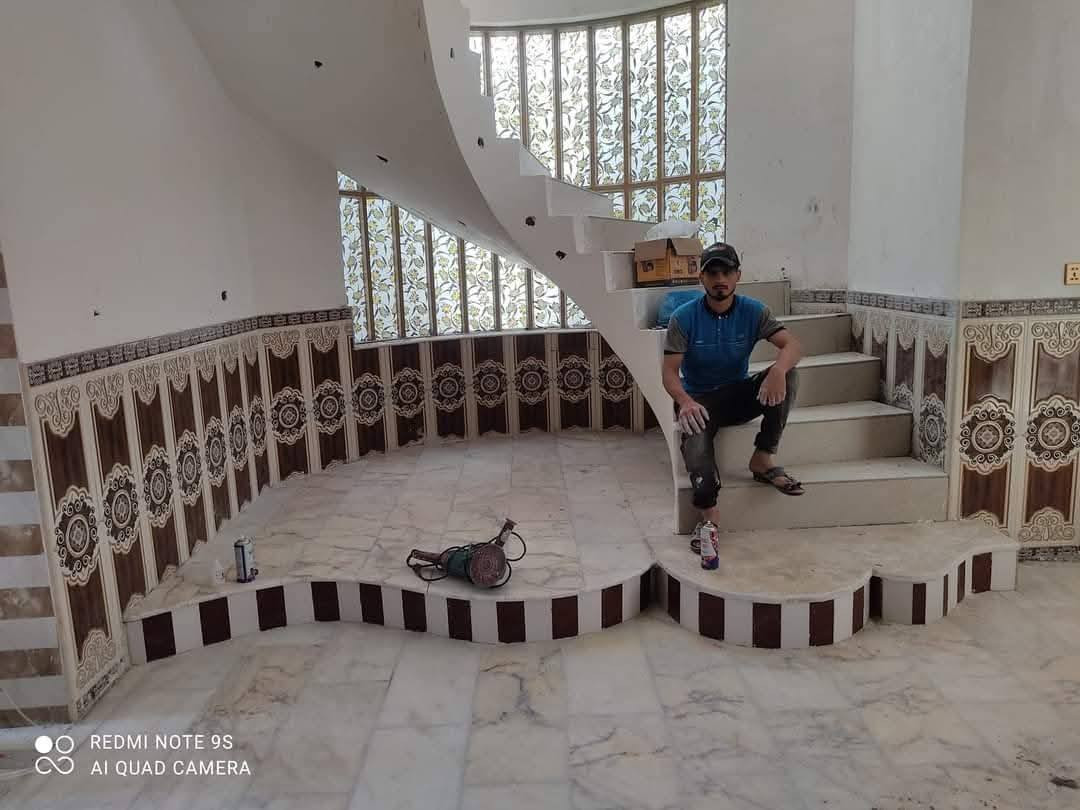 عمل سيراميك كرستا وعمل بل قصد تواصل ***********

