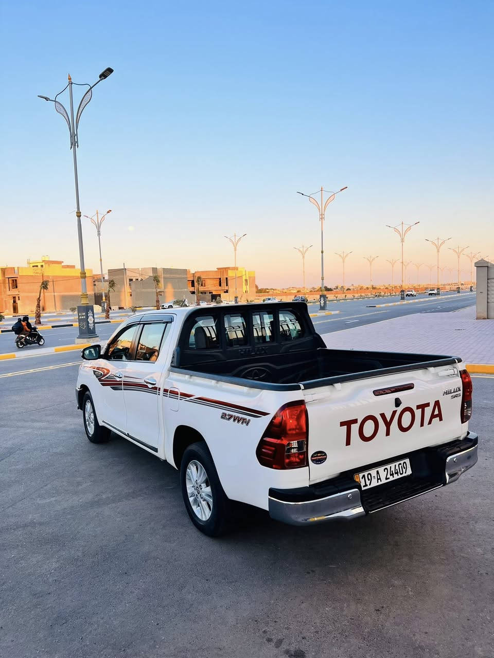 السلام عليكم
تويوتا هايلوكس 2022
ساز فول مكفوله كفاله عامه 
ماشيه 48 لف 
رقم كربلاء وبسمي.  
مكاني كربلاء 
***********
