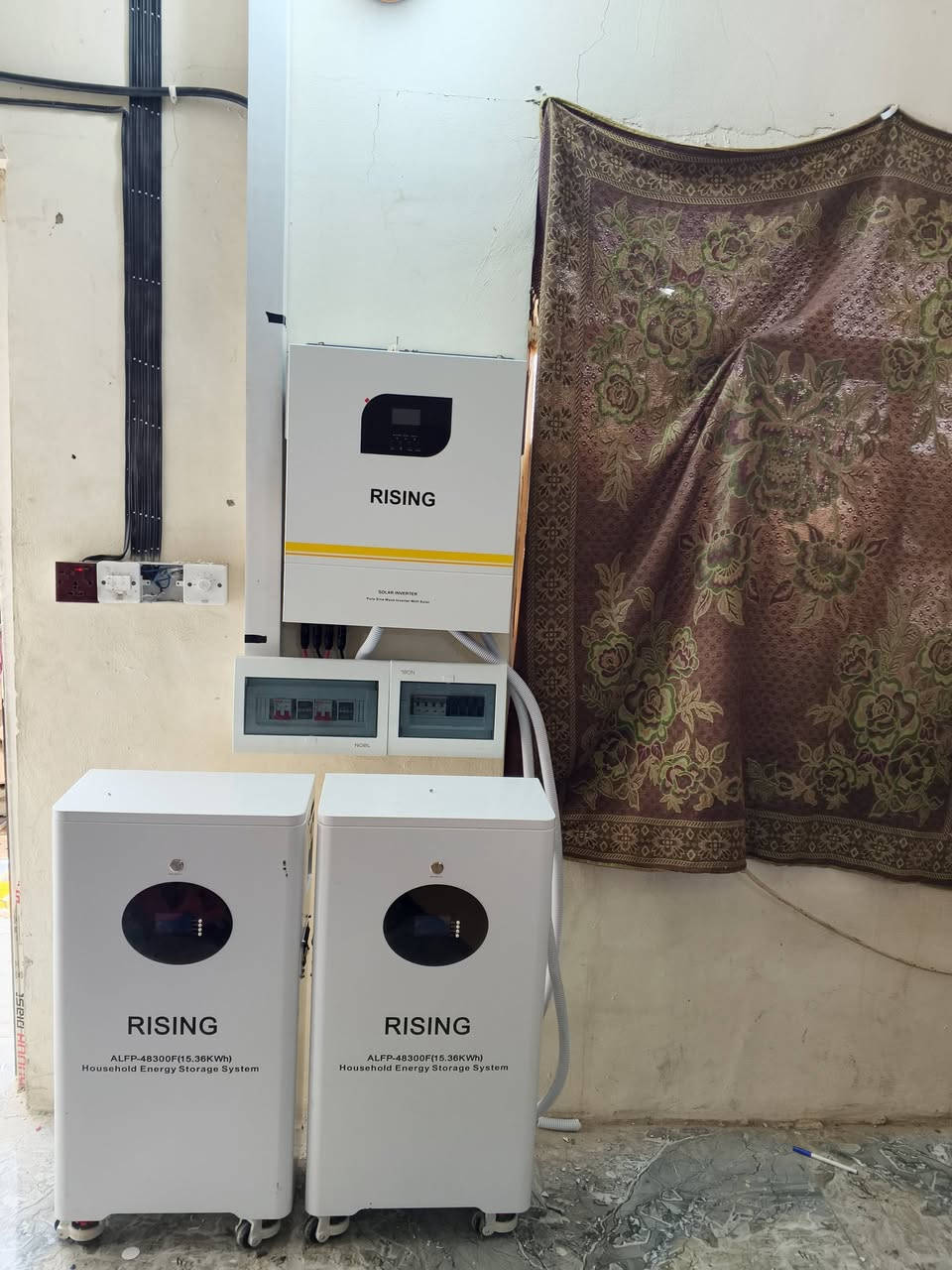 #ديالى_قضاء_بعقوبه_المجمع_التجاري

تم بعون الله اليوم 2026 /2/1
تنصيب  منضومت طاقه شمسيه
تفاصيل المنضومه

منضومة 40 مبير نهاري  30 امبير ليلآ
انفيرتر 11 كيلو واط ضمان سنتين عدد 1
بطاريات  ليثيوم 15كيلو واط عدد 2 ضمان ٥ سنوات 
الواح لونجي عدد 20 ضمان 10 سنوات
بورد حمايه و قواطع اي سي +دي سي
اسلاك دي سي دبل عازل حراري 

للطلب والاستفسار يرجى مراسلة الصفحة أو الرقم الواتساب ***********
