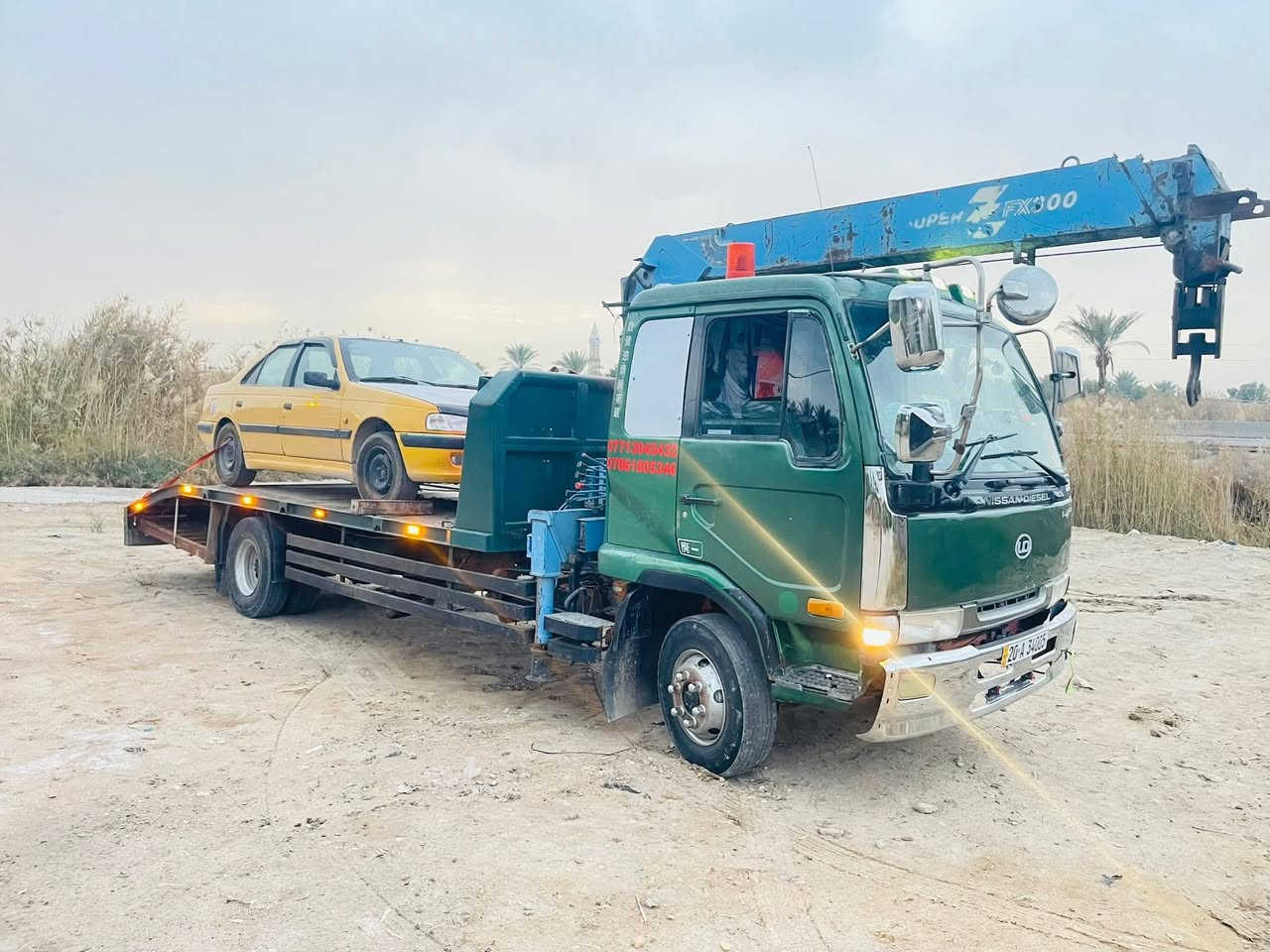 كرين للاجره داخل وخارج محافظه بابل ولكل محافظات خدمه ٢٤ساعه نقل كرفان مولدات كافه المعدات ***********
