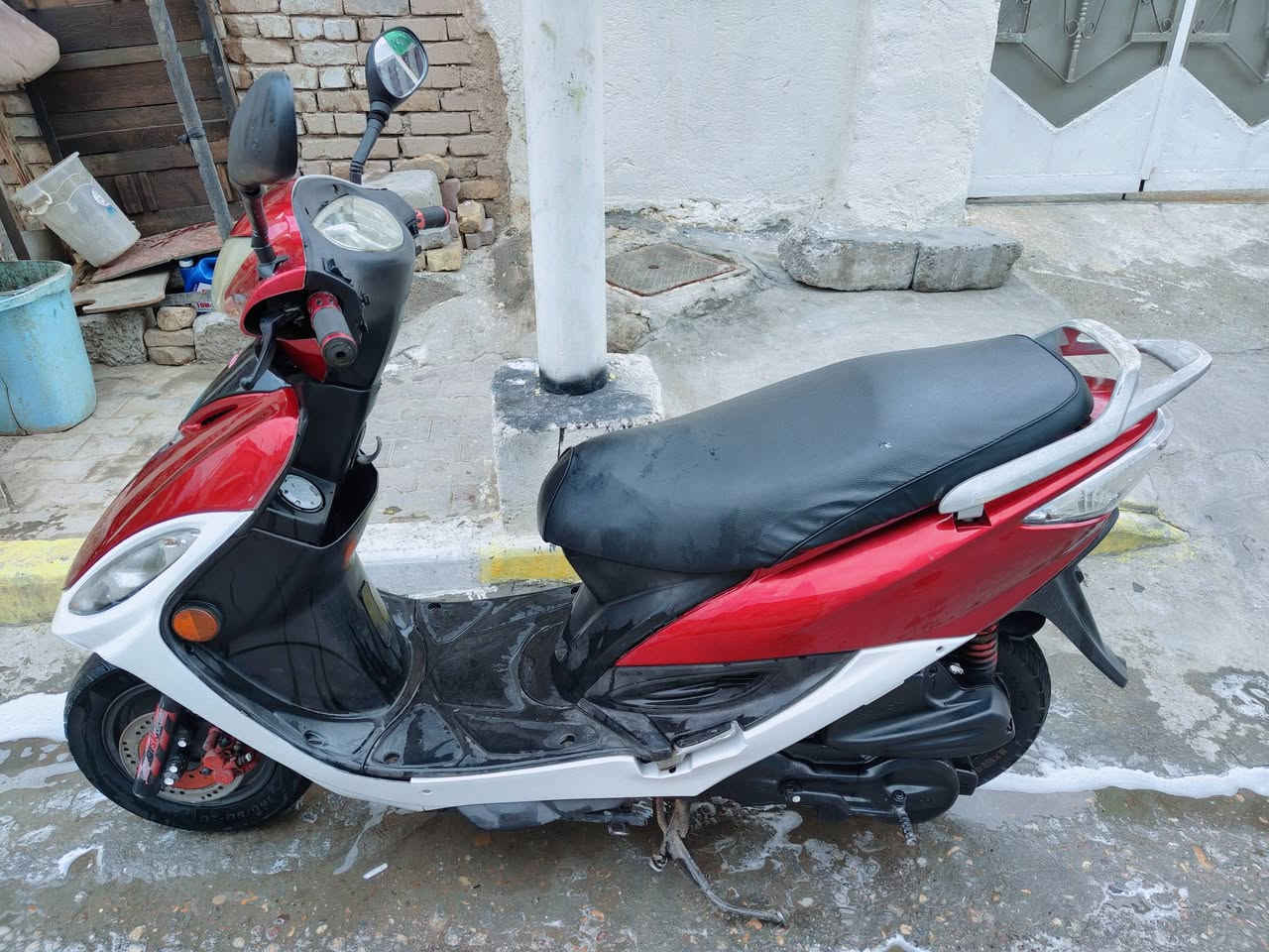 السلام عليكم دراجة للبيع كامكو مكفوله من كل شيء عنوان ميسان المجر الكبير والاستفسار على هذا الرقم***********
