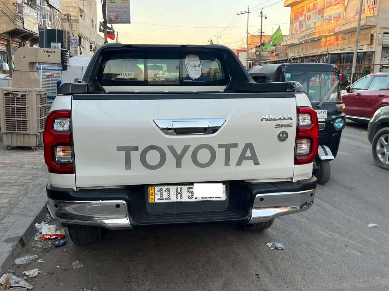 بيكب هايلوكس
مديل ٢٠٢١ 
٦ سلندر 
تي ار دي سيارة كفاله عامه لا صبغ لا بارد لا تبديل 
رقم بغداد بأسمي تحويل ثاني يوم 
ماشيه ٧٥ الف حقيقي استخدام شخصي 
 للاستفسار الاتصال *********** 
مكاني بغداد مدينة الصدر
