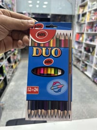 اصباغ خشبيه اتجاهين • ٢٤ لون • ام الهوى الجديده