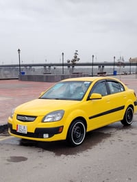 كيا ريو موديل 2008 كندي بدون ظرر وبدون معجون اني الشرعي شرط الوكالة وا...