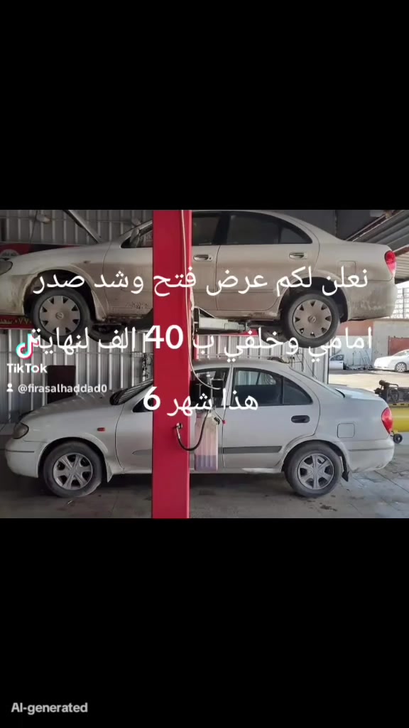عرض نار وخيال لنهاية شهر 6
فتح صدر امامي خلفي لكافة السيارات اليابانيه ب 40 الف فقط،،،
***********
#الجميع
