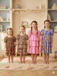 فساتين بناتيه • قطع أخيره • ٤-٨ سنوات