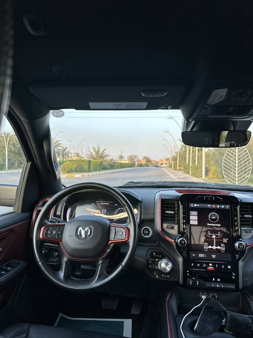 دوج رام RAM REBEL
سنة الصنع: 2023
المحرك: 8 سلندر هيمي  5700 etorque
ناقل الحركة: اتوماتيك 
عدد الميال٢٨ الف mil 
صورة الضرر مرفقه مع المنشور 
———————————————
مواصفات:
عدادات الكترونية
شاشة كبيرة
 امكانية تعديل ارتفاع دواسات البنزين والبريك
مقاعد كهرباء و خزن
تشغل عن بعد
مثبت سرعةً
مقاعد تدفئة 
داخل سيارة اسود و احمر 🔴
ستيرن تدفئة 
كاميرا خلفي 
مقاعد جلد 
المرآة كهرباء و وتضليل كهربائي
نظام دفع رباعي او تو ويل
ضواء زنون اضائة ليد LED
سمعات البين 
قياس الاطارات 20 إنش 
غطاء بودي 
———————————————
سيارة جاهزة من الهزة والتحويل
السعر :: ٣٥٥ وبي مجال بسيط  
مراوس حسب القناعه 
—————————————
سيارة موجودة بتكريت
***********
