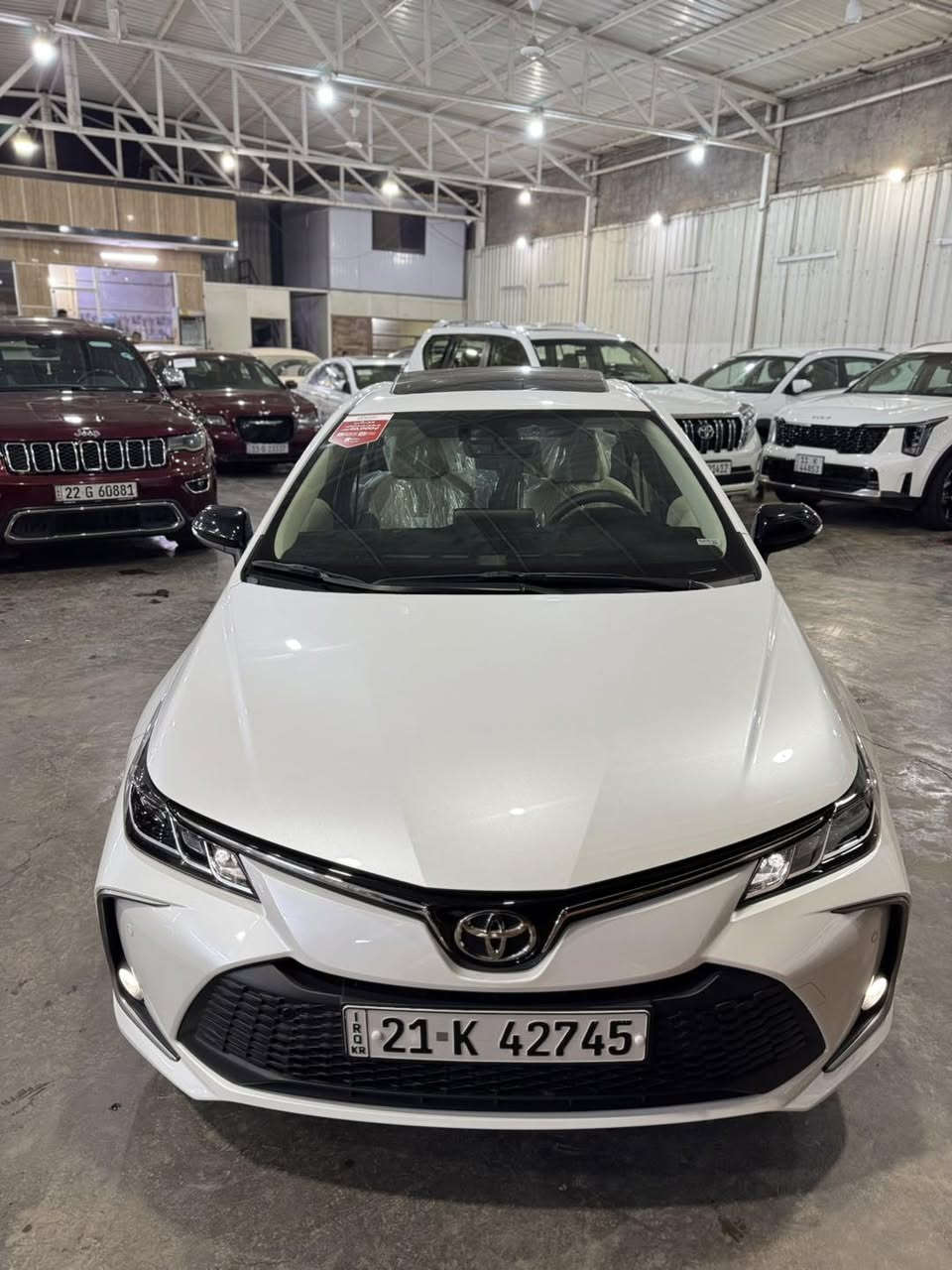 ابدأ رحلتك نحو القيادة المثالية مع معرض الدله للسيارات🚘، حيث الثقة والتفوق يلتقيان في كل تجربة قيادة. نحن نعلم أن السعر والجودة هما عوامل حاسمة في اختيار سيارتك المثالية، ولذلك نقدم لك أسعارًا تنافسية لا تُقاوِم.

الموقع📍: بغداد الكريعات شارع الوقف السني 
للاستفسار :***********
                    او 
***********

اللاستفسار عبر الواتساب ‬

النوع:تويوتا كورلا
الموديل:2025
حجم المحرك:1.8
عداد المسافه:2 الف فقط
خليجي بانزين فقط
كفاله عامه 
المواصفات:
بصمه تشغيل
بصمه ابواب
فتحه سقف 
قطعتين تبريد
شاشه
كامرا 
حساسات360 
عداد دجتل
تحكم ستيرن
مثبت سرعه 
وباقي المواصفات المعروفه
