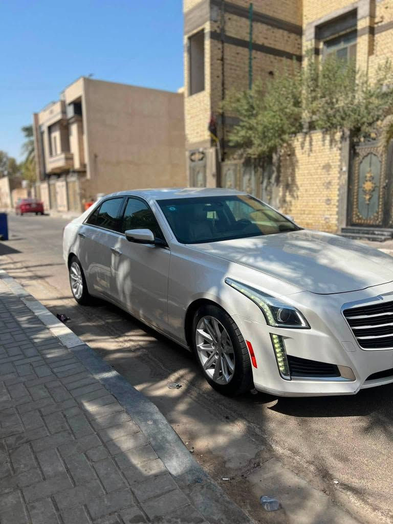 كاديلاك CTS موديل 2016
تقرير  داخله سياره تعمل وتسير  للتواصل ***********
بيها طخات  هنا بالعراق
مواصفات السيارة فول بس ما بيها فتحه سقف
رقم شاصي 
‏1G6AP5SX8G0103199
بصمة + تشغيل عن بعد 
شاشة كبيرة + كاميرا + حساسات خلفية 
تدفئة كشنات + كهرباء + ميموري + تنبه هزاز 
مري قلاب 
سقف الألياف الضوئية 
تحكمات لمس (تبريد قطعتين  +فلاشر رباعي )
التحكم بايعازات السيارة عن طريق اللمس 
ويل BBS + تايرات جدد 
السيارة مكينة 2.0 T تيربو 
سيارة دفع خلفي 
ممشى السيارة 110000كم
وبعد بيهة هواي مواصفات  
رقم بصرة   تحويل ثاني يوم
سستم سماعات Bose بلادي
شفتات ستيرن ابو الخصيب, البصرة
