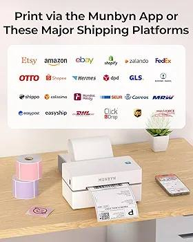 طابعة ملصقات حرارية بلوتوث MUNBYN.
تستخدم لطباعة ملصقات الشحن والباركود. 
تتصل عبر البلوتوث وتعمل مع أنظمة التشغيل المختلفة مثل iOS و Android و Windows و Mac OS. 
سرعة الطباعة عالية تصل إلى 150 مم/ثانية
السعر 45 الف
@إشارة


**إذا كنت صاحب هذا الإعلان وتريد حذفه لأي سبب، رجاءا أرسل رسالة إلى الدعم الفني**